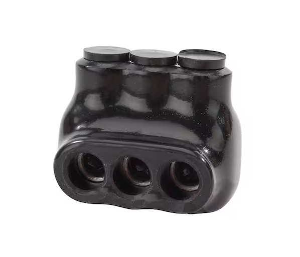 4-14 AWG Bagged Insulated Multi-Tap Connector, Black - 91001839902