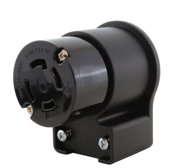 NEMA L14-30R 30 Amp 125/250-Volt 4-Prong Elbow Locking Female Connector With UL, C-UL Approval - 91010655611