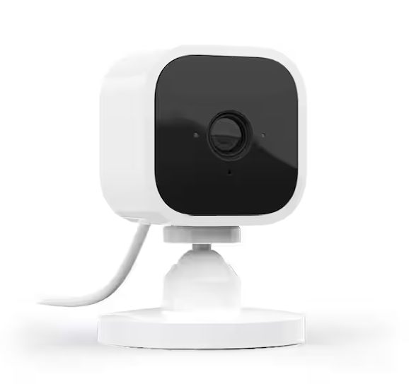 Mini Indoor Wired 1080p Wi-Fi Security Camera in White - 91005475719