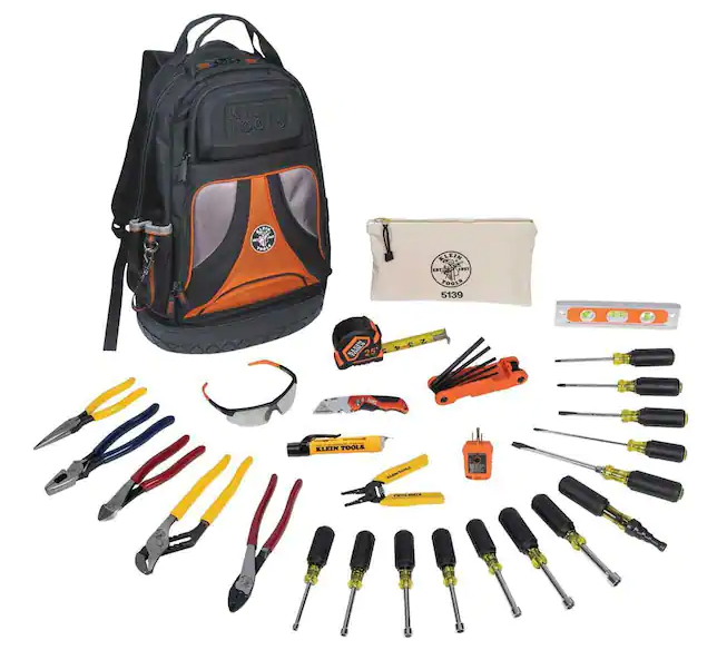 28 Piece Hand Tool Set with Tradesman Pro Tool Backpack (80028) - 91000505814