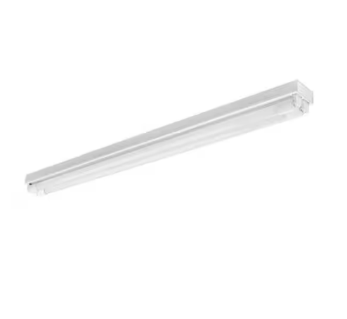 2 ft. 16-Watt, 2-Light LED White Strip 3000K LED Tubes Included - 91010376152