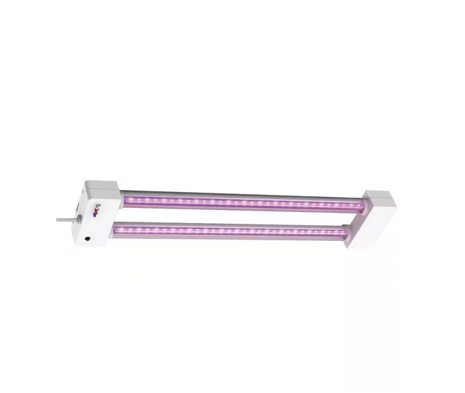 24 in. 19-Watt White LED 3 Adjustable Spectrum Linkable Plant Grow Light Fixture White Adjustable Light - 91008202789