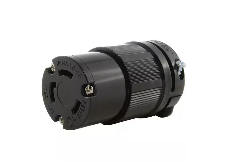 NEMA 30 Amp 250-Volt 3-Prong Locking Female Connector with UL C-UL Approval - 91005164552
