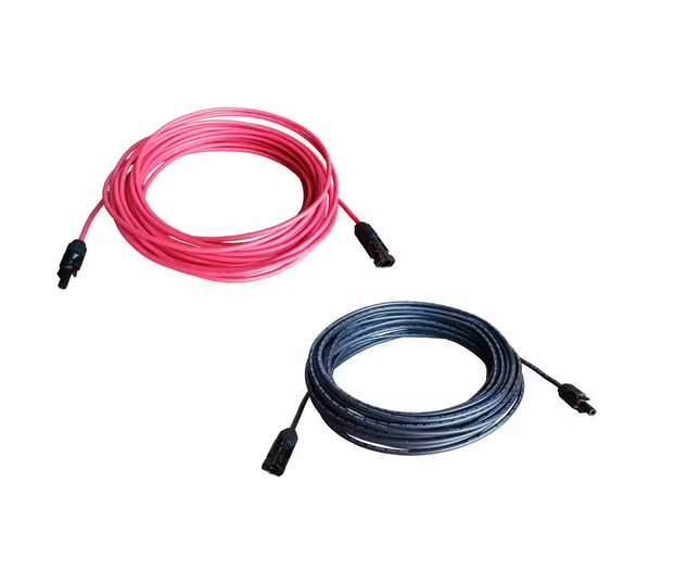 8-Gauge 15 ft. Black/15 ft. Red Solar Cable (1-Pair) - 91007428931