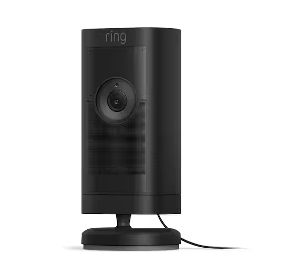 Stick Up Cam Pro Plug in Indoor/Outdoor Security Camera with 3D Motion Detection, HDR Video & Color Night Vision, Black