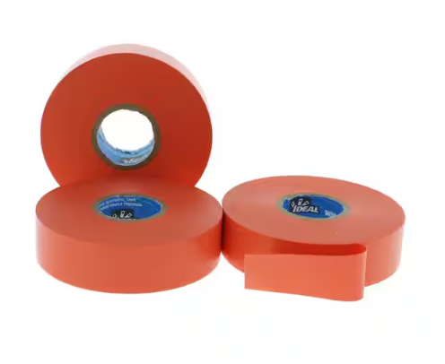 Wire Armour 3/4 in. x 66 ft. Premium Vinyl Tape, Orange (10-Pack) - 91004030998