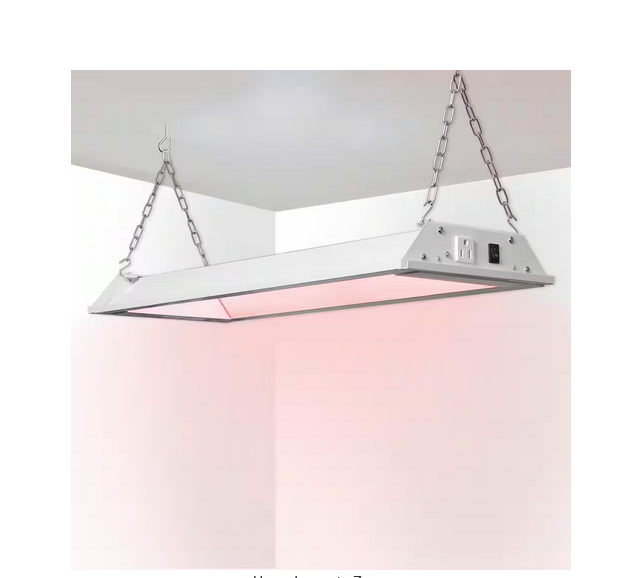 27 in. 60-Watt Equivalent Full Spectrum LED Linkable White Grow Light, Daylight - 91007203896