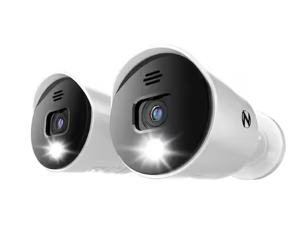 DP2 Series 1080p Wired Spotlight Cameras with Audio (2-Pack) - 91007025140