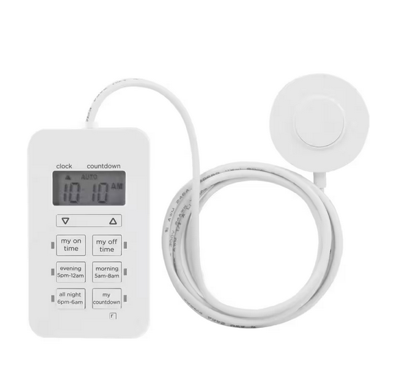 Digital Timer with On/Off Tether, 2-Polarized Outlets - 91009064353
