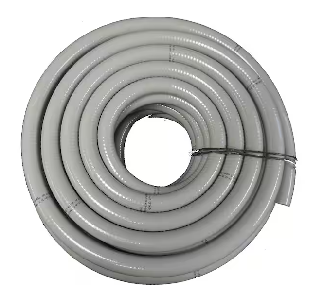 3/4 in. Dia x 25 ft. - Flexible PVC Non Metallic UL Liquid Tight Electrical Conduit - 91004948180