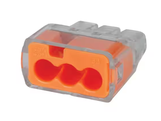 33 Orange In-Sure 3-Port Connectors (100-Pack) - 9631183