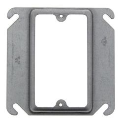 Square Mud Ring 1/2" Nail On Single Gang - 952234