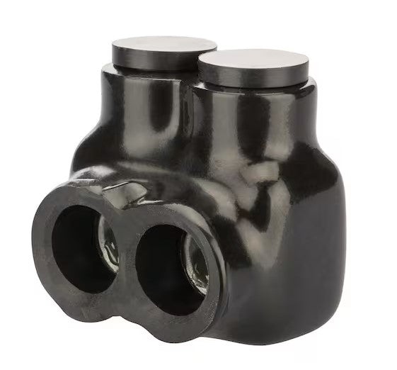 3/0-6 AWG Insulated Tap Connector, Black - 91001839877