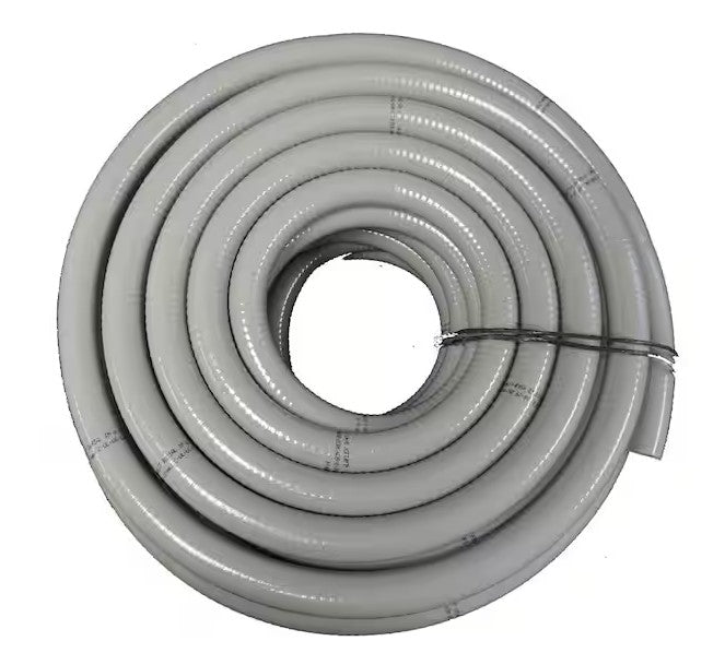 1/2 in. Dia x 100 ft. - Flexible PVC Non Metallic UL Liquid Tight Electrical Conduit - 91004948185