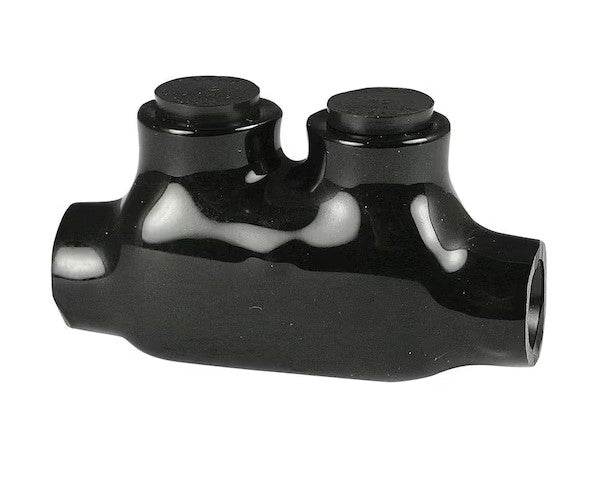 14 - 2 AWG Inline Splice Multi Tap Connector, Insulated, Black - 91003915661