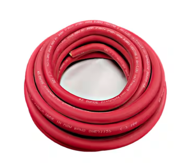 4-Gauge 10 ft. Red Welding Cable - 91007429108