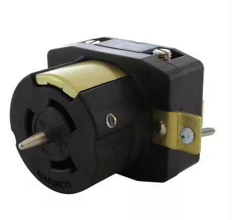 50 Amp 250-Volt Outdoor CS8269 3-Wire Single Locking Receptacle Outlet - 91008864566