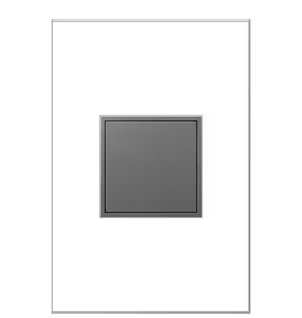 adorne 20 Amp 125-Volt Tamper Resistant 1-Gang Pop-Out Outlet, Magnesium - 91004632647