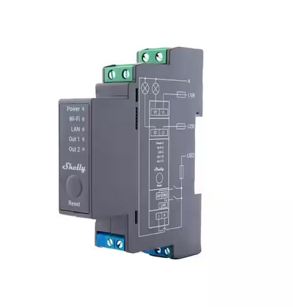 Pro 2, Wi-Fi, LAN and Bluetooth 2 Channel Smart Relay, Home and Facility Automation, Lights Automation - 91010453041