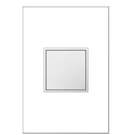 adorne 20 Amp 125-Volt Tamper Resistant 1-Gang Pop-Out Outlet, White - 91004632648