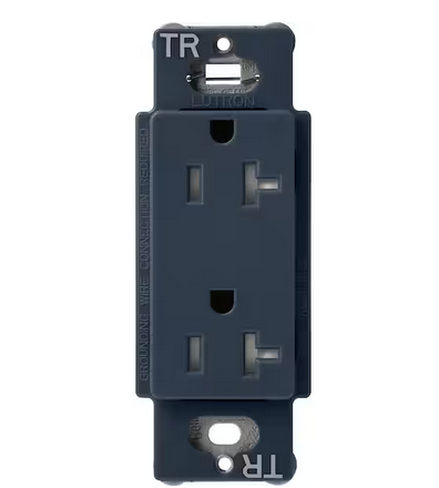 Claro 20-Amp Tamper-Resistant Duplex Receptacle, Deep Sea (SCRS-20-TR-DE) - 91009516166