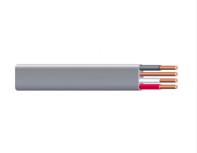 25 ft. 10/3 Gray Solid CU UF-B W/G Cable - 91000038468