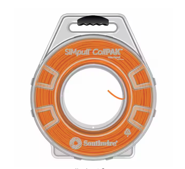 1000 ft. Orange 12/1 SOL CU CoilPAK SIMpull THHN Wire - 91008489861