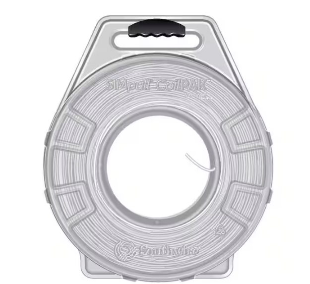 2000 ft. 12 White/Red Stripe SOL CU CoilPAK SIMpull THHN Wire - 91008869557