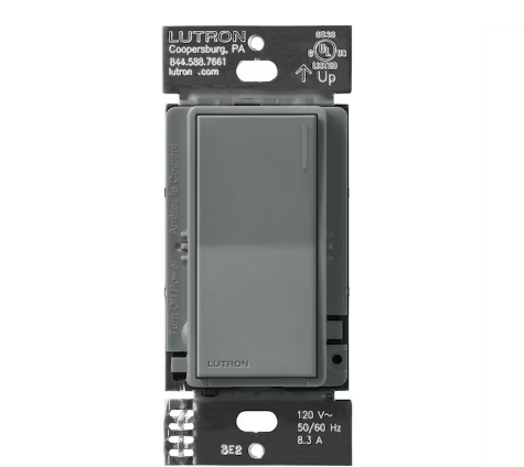 Sunnata Companion Switch, only for use with Sunnata On/Off Switches, Slate (ST-RS-SL) - 91008990146