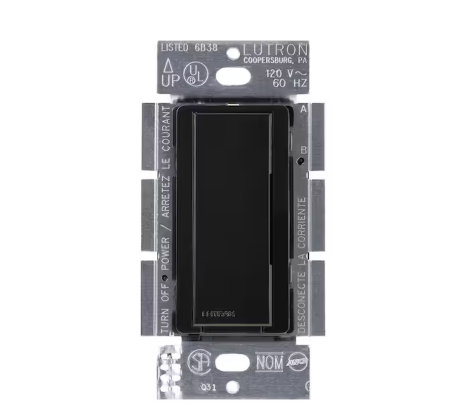 Maestro 8-Amp Multi-Location Companion Switch - Black