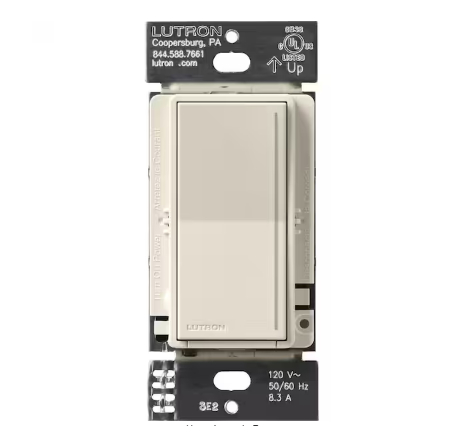 Sunnata Companion Dimmer Switch, only for use with Sunnata Pro LED+ Dimmer Switches, Pumice (ST-RD-PM) - 91008975885
