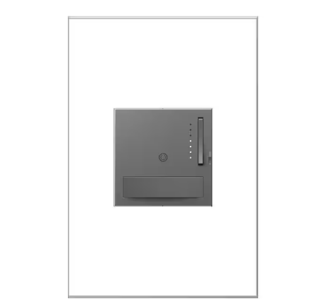 adorne Sensa 700-Watt Single-Pole/3-Way Incandescent/Halogen Auto On/Auto Off Dimmer with Microban, Magnesium