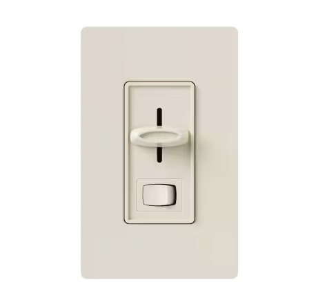 Skylark Dimmer Switch for Electronic Low-Voltage, 300W Incandescent/Single-Pole or 3-Way, Light Almond (SELV-303P-LA)