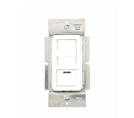 IllumaTech 600-Volt 450- Watt Magnetic Low Voltage Dimmer, Single Pole and 3-Way, White/Ivory/Light Almond