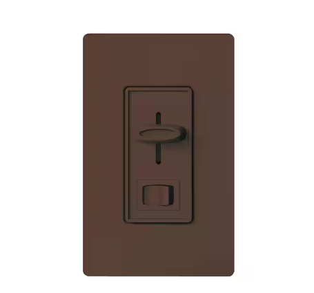 Skylark Dimmer Switch for Magnetic Low-Voltage, 450-Watt/600 VA, Single-Pole, Brown (SLV-600P-BR)