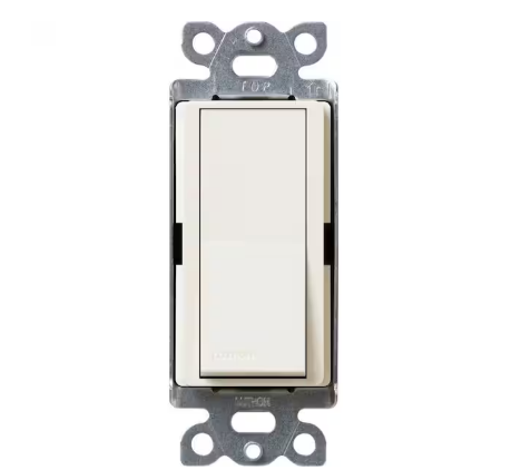 Claro On/Off Switch with Locator Light, 15-Amp/3-Way, Biscuit (SC-3PSNL-BI)