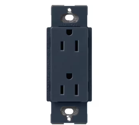 Claro 15 Amp Duplex Outlet, Deep Sea (SCR-15-DE) - 91009502167