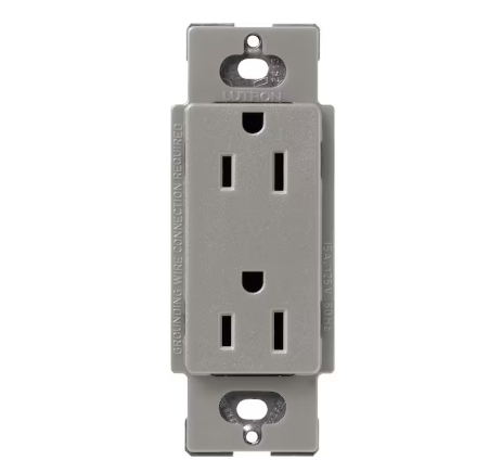 Claro 15 Amp Duplex Outlet, Cobblestone (SCR-15-CS) - 91009501558