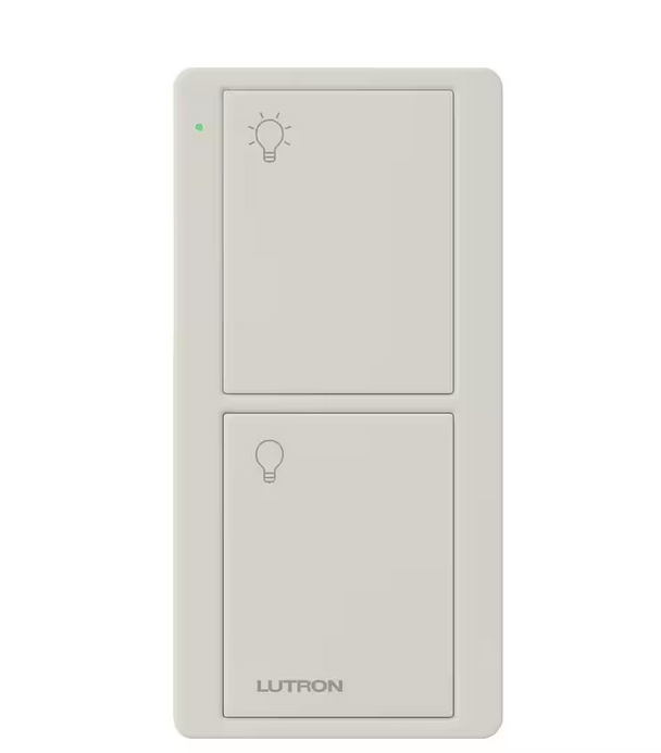 Pico Smart Remote (2-Button On/Off) for Caseta Smart Switch, Light Almond (PJ2-2B-GLA-L01)