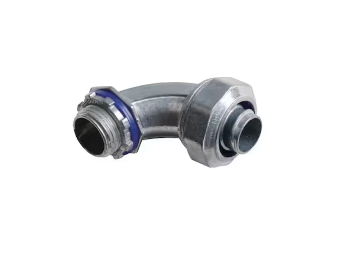 1/2 in. Uninsulated Liquid-Tight 90-Degree Connector (1-Pack) - 91009256194