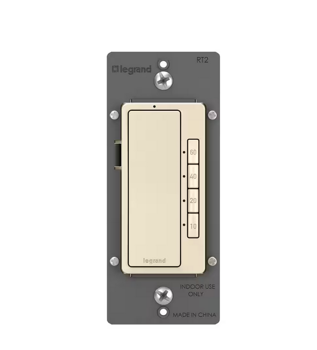 radiant 4 Button 60-Minutes, 40-Minutes, 20-Minutes, 10-Minutes Indoor Digital Countdown Timer, Light Almond - 91007433261
