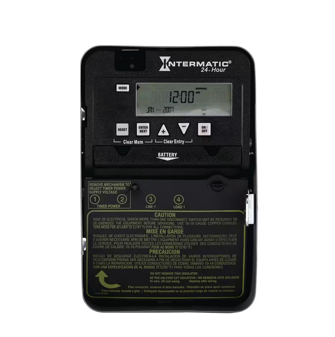 30 Amp 24-Hour SPST 1-Circuit Electronic Time Switch