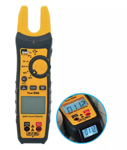 200A AC/DC TRMS Split Jaw Meter, TightSight, with Flashlight and NCVT - 91009434949
