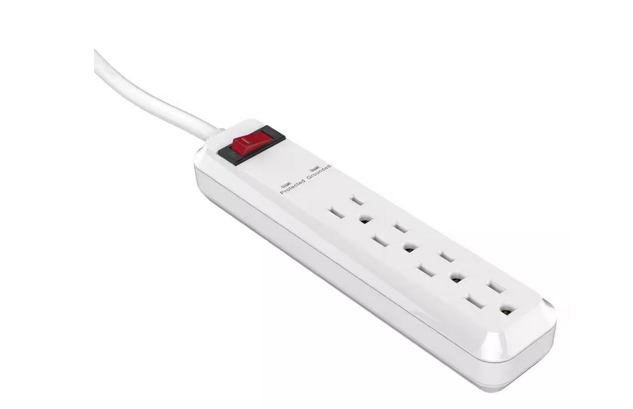 4-Outlet Power Strip Surge Protector with 3 ft. Cord - 91002625934