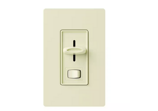 Skylark Dimmer Switch for Magnetic Low-Voltage, 450-Watt/600 VA, Single-Pole or 3-Way, Almond (SLV-603P-AL)