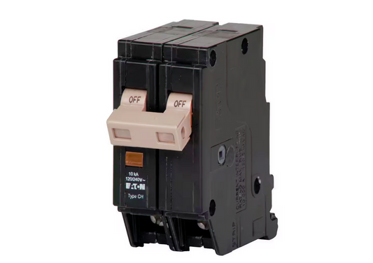 CH 50 Amp 240 Volts 2-Pole Circuit Breaker with Trip Flag - 9578434