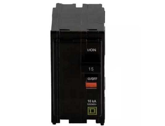 QO 15 Amp 2-Pole Circuit Breaker - 9741868