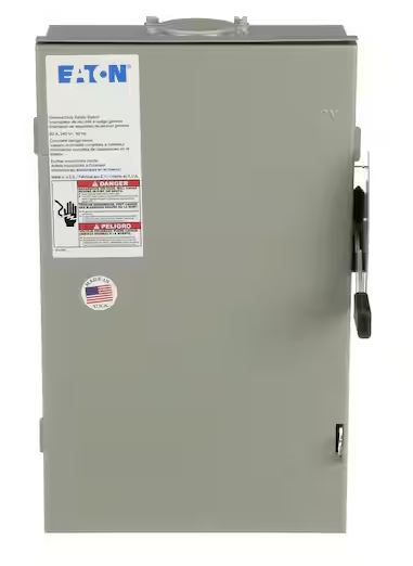 General Duty 60 Amp Non-Fusible Outdoor Safety Switch - 91002278007