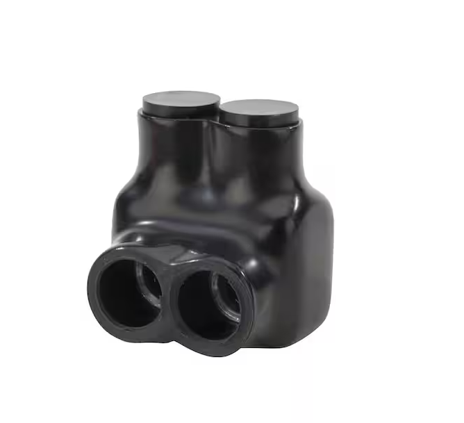 1/0-14 AWG Insulated Tap Connector, Black - 91001839875