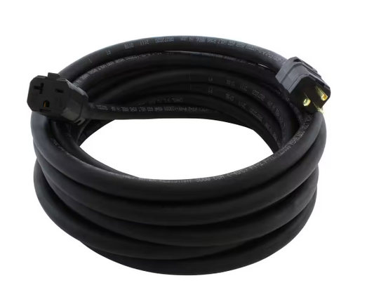 25 ft. SOOW 10/3 NEMA 6-20 20 Amp 250-Volt Super Duty Outdoor Rubber Extension Cord - 91009420019